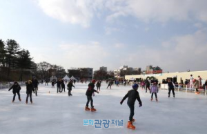 청주시 ‘얼음 위로 썰매를 타고~’ 청주 스케이트·썰매장 개장