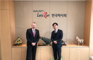 김낙순 마사회장, 아시아경마연맹 회장 만나 협력관계 구축