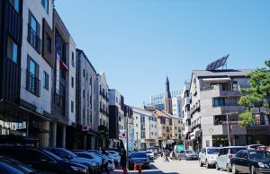 수원 광교 카페거리 주차난 몸살