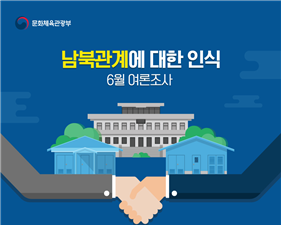 문체부, 남북관계 여론조사 발표 ‘국민 10명 중 8명 남북통일 가능, 통일 이익 클 것 64.6%’