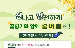 신안군, 신나고 안전하게 꽃향기와 함께 걸어봄~