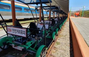 하동레일바이크 새단장 후 재개장