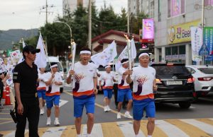 김철우 보성군수, 성화 봉송 주자 참여