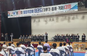 밀양시장배 태권도대회 성황리 개최
