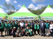 안동시새마을회, 야외 물놀이장에서 피서지 문고 운영