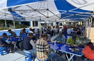 한화솔루션 여수공장, 오감만족희망밥차에 450만원 후원