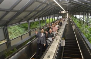 원주시,‘소금산 그랜드밸리 에스컬레이터’ 준공식 개최