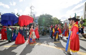 세종대왕 어가, 청주 성안길 행차 퍼레이드