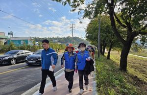 영주시 휴천3동주민자치위원회, 걷기대회 개최