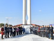 여수시, 여수국가산단 산업재해 희생자 추모 및 안전기원탑 제막