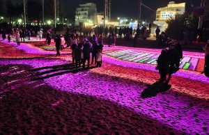 속초해수욕장 대규모 미디어아트 ‘빛의 바다, Sokcho’ 오픈