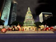 홍콩, 센트럴 일대 ‘겨울 원더랜드’로 변신… 몰입형 라이트 쇼 첫 공개