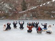 의령 여꾸섬서 첫 빙판썰매축제… 31일 요도마을서 개막