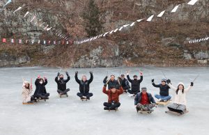 의령 여꾸섬서 첫 빙판썰매축제… 31일 요도마을서 개막