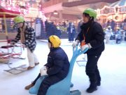 태안 청소년들, 눈 위에서 겨울을 달리다