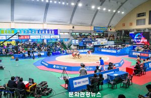 문경서 회장기 전국장사 씨름대회 개막