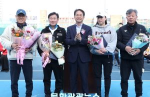 고양특례시장기 테니스대회 열려…동호인 530여 명 코트 위 열전