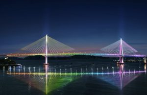 목포대교 경관조명 전면 교체 착수…야간 명소 재도약 기대