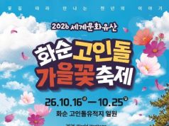 화순 고인돌 유적지, 가을꽃으로 물든다…16일 축제 개막