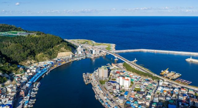 강구항 가로지르는 해상교량 개통…영덕 강구·삼사 이동 빨라진다